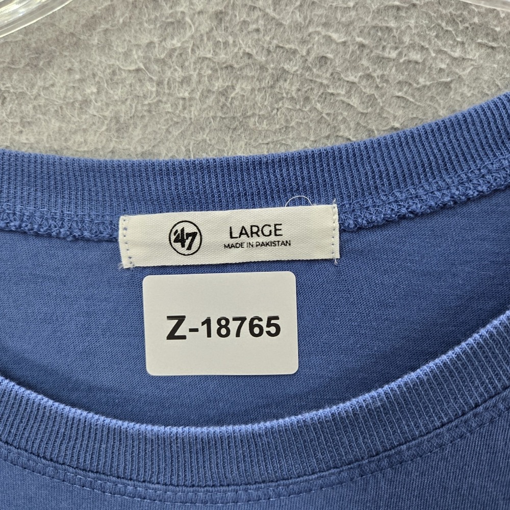 Los Angeles Chargers Women Sweatshirt L Blue 47 Brand Helmet Logo Graphic - Picture 2 of 10
